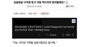 싱글벙글 12억원 받고 야동 찍을래?