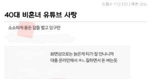 훌쩍훌쩍 40대 비혼녀 유튜브 결혼 열풍