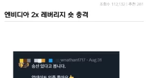 엔비디아 2배 레버리지 숏(인버스) 10억좌 대참사