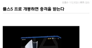 싱글벙글 플스5 프로 쿠팡 배송 대참사