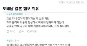 싱글벙글 도태남들의 국결을 혐오하는 이유