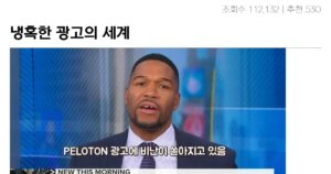 냉혹한 광고의 세계… 주가 9% 운지